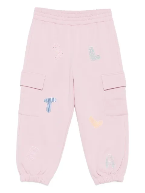 Stella McCartney Kids pants con bolsillo bordado