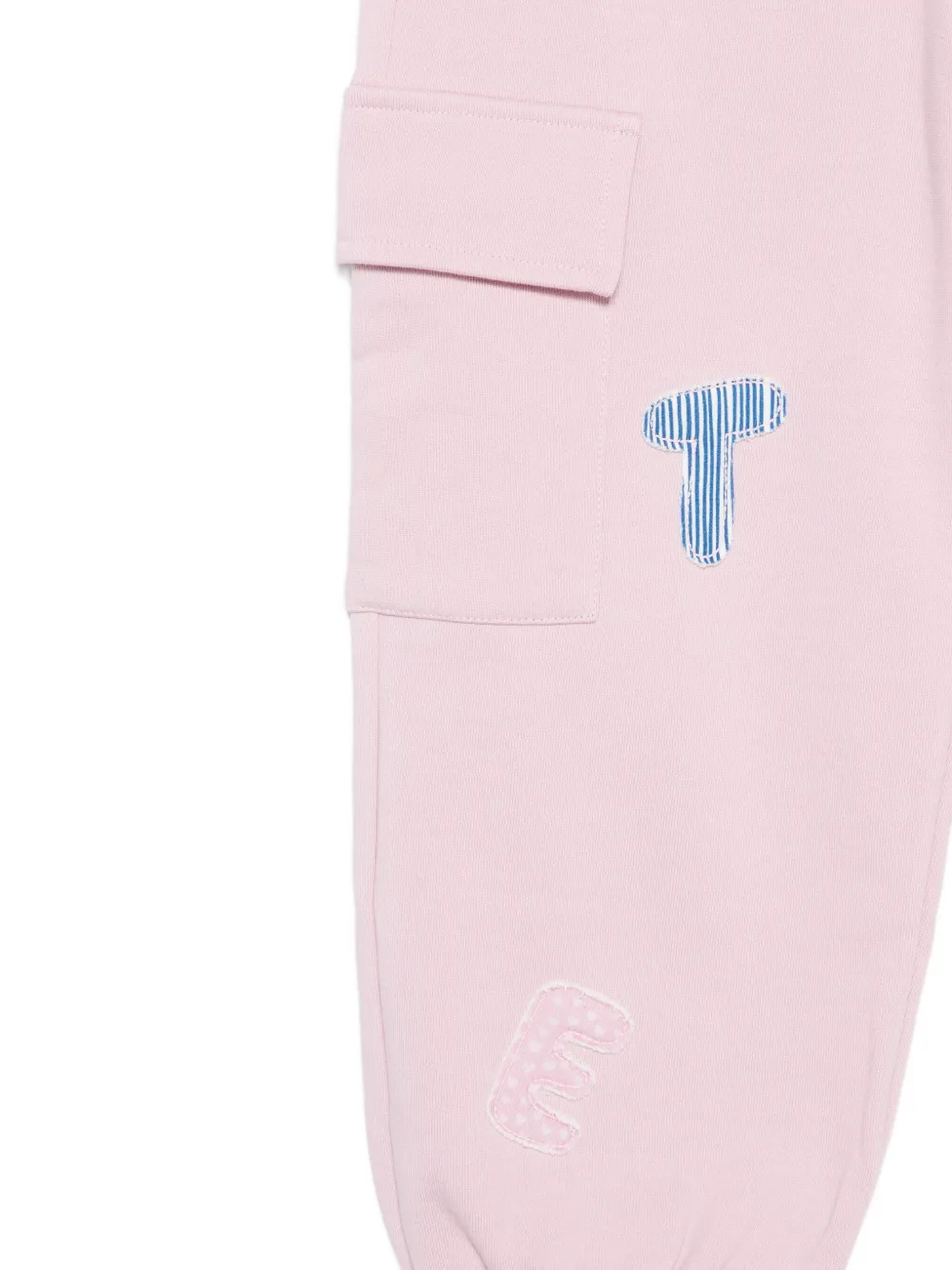 Stella McCartney Kids Joggingbroek met borduurwerk en zak Roze