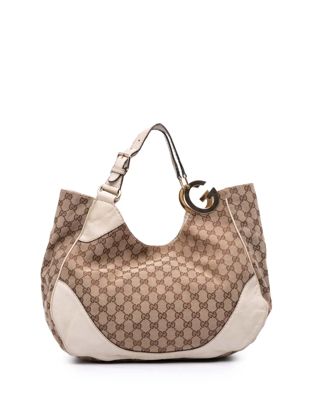Gucci Pre-Owned 2016-2025 GG Canvas Charlotte tote bag - ブラウン Gucci Pre-Owned 2016-2025 GG Canvas Charlotte tote bag - ブラウン