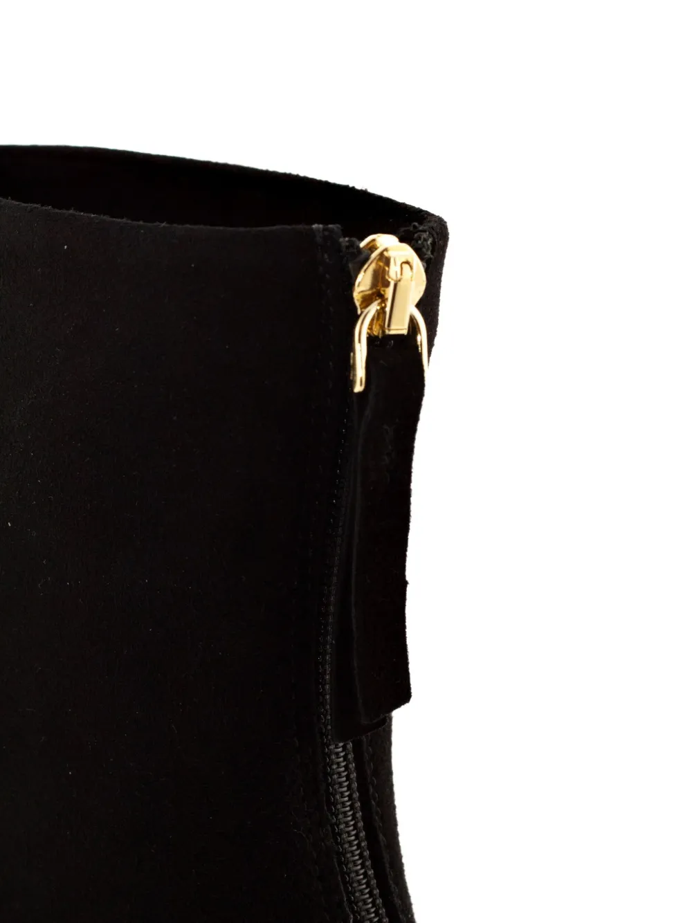 Roberto Festa 40mm zip-back suede boots Black