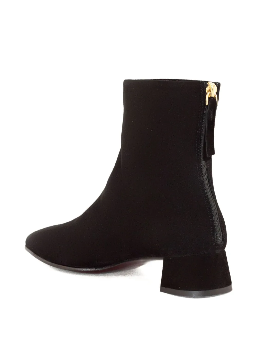Roberto Festa 40mm zip-back suede boots Black