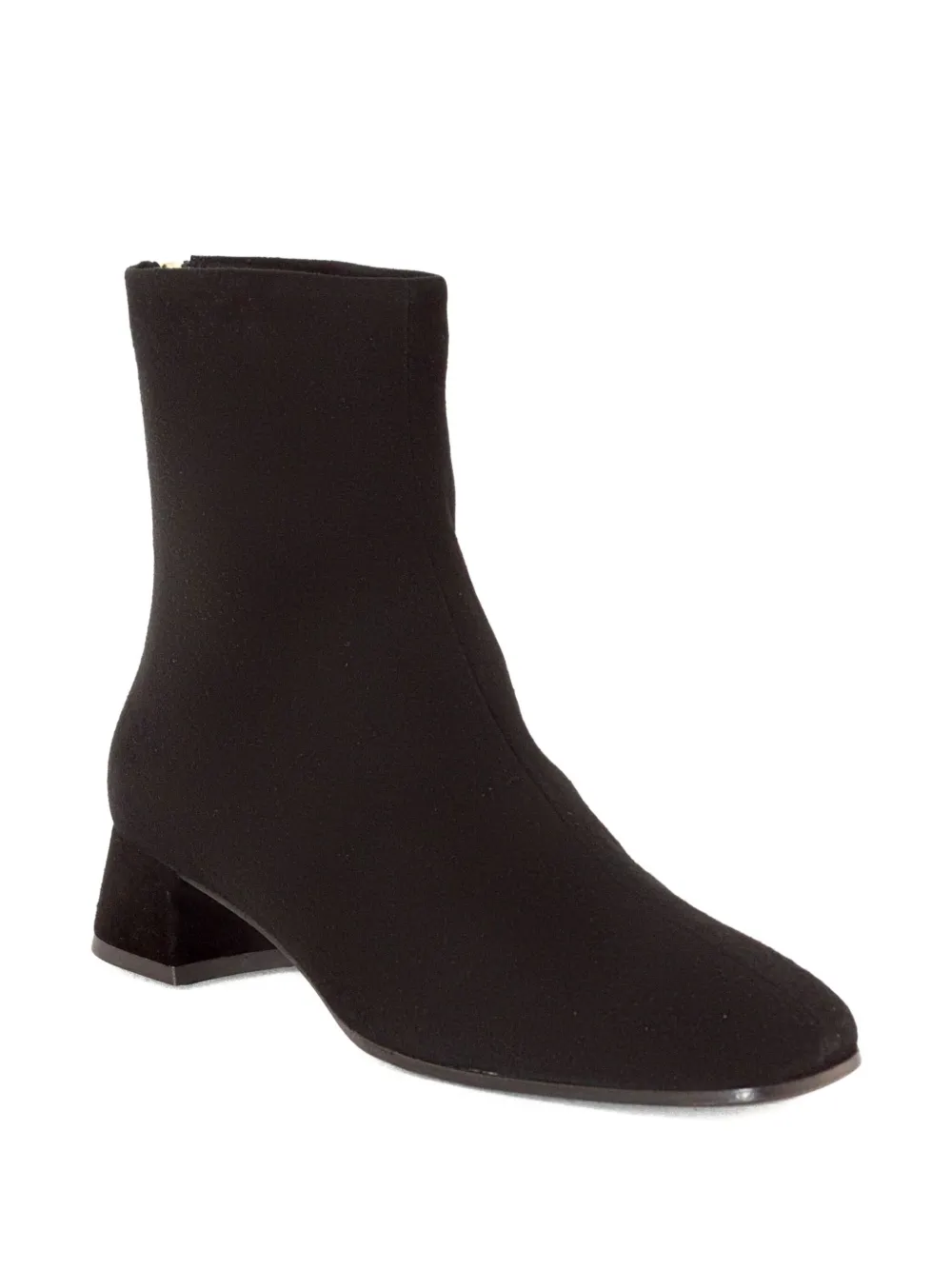 Roberto Festa 40mm zip-back suede boots Black