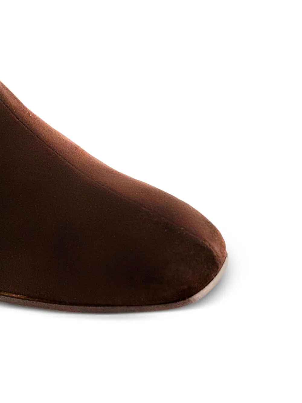 Roberto Festa 40mm suede zip-back boots Brown