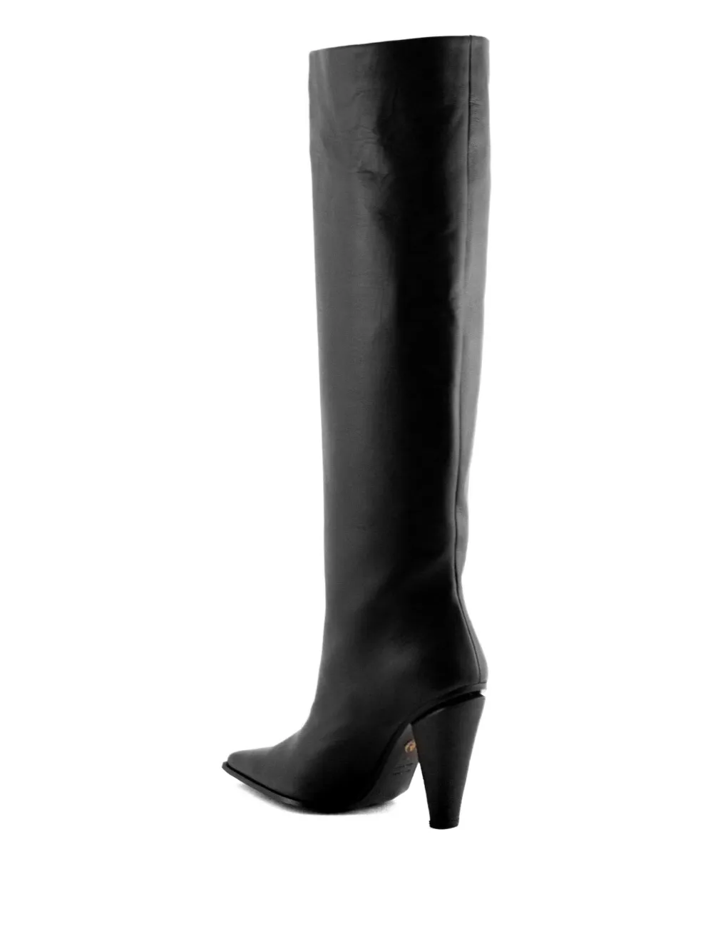Roberto Festa 80mm Pointed-toe High Boots In Black