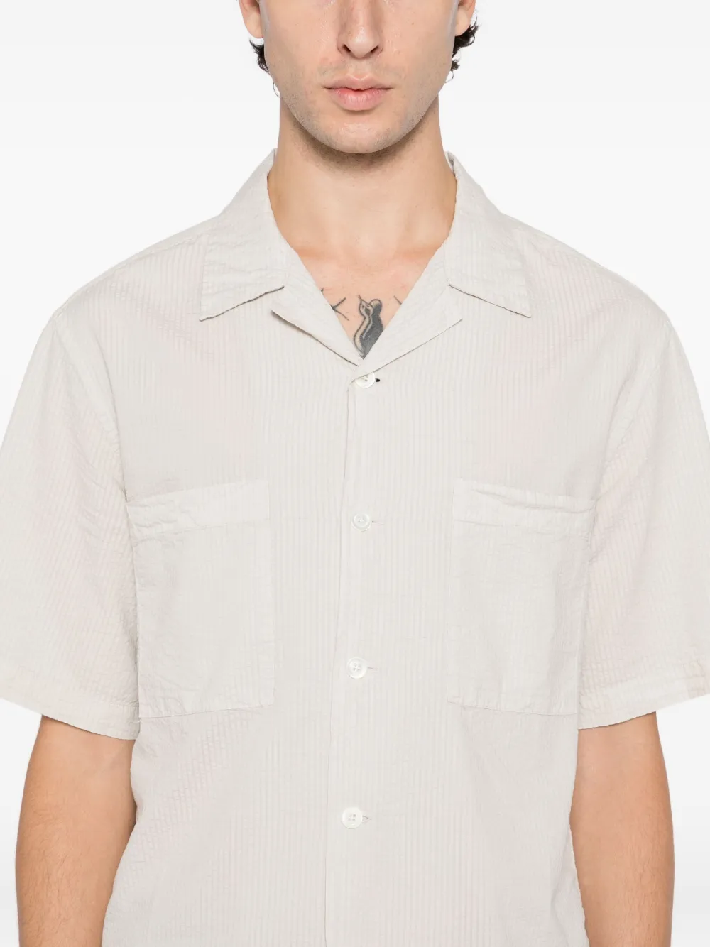 Barena Overhemd met korte mouwen Beige