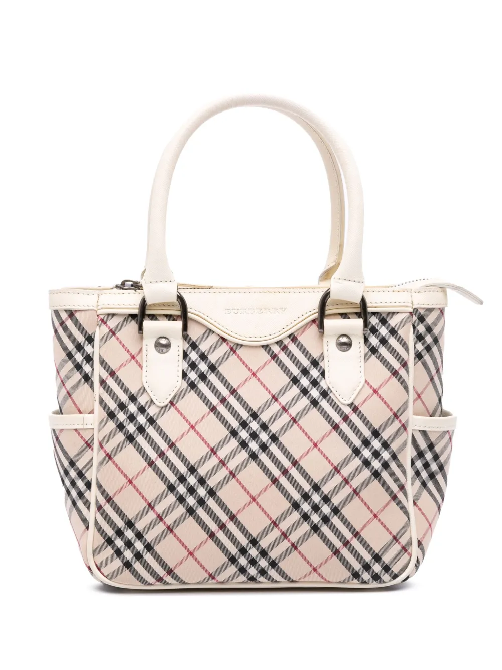 Burberry Pre-Owned 2000-2017 Nova Check Canvas handbag - ブラウン Burberry Pre-Owned 2000-2017 Nova Check Canvas handbag - ブラウン