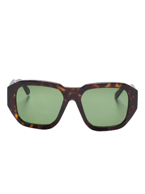 FACE HIDE geometric tortoiseshell sunglasses