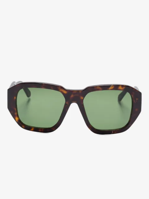 FACE HIDE geometric tortoiseshell sunglasses