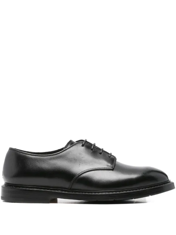 Premiata Black Leather Oxford Shoes Premiata Black Leather Hand Made Oxford Shoes Men main image 4