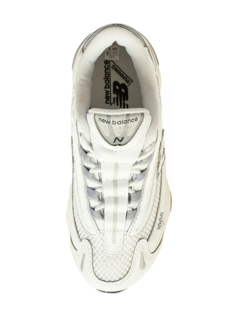 New Balance 1000 Logo-detail Sneakers In White