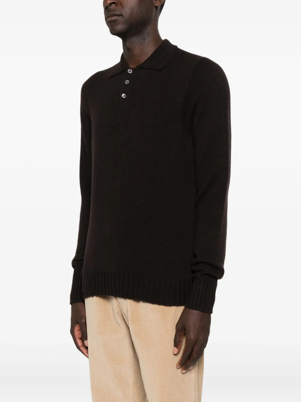 Drumohr Trui met polokraag Zwart