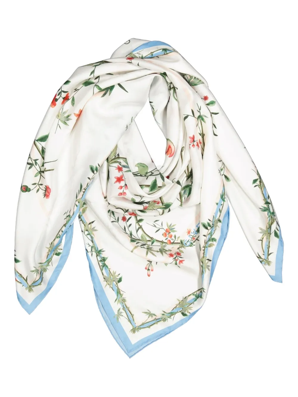 Givenchy Sjaal met bloemenprint - Beige
