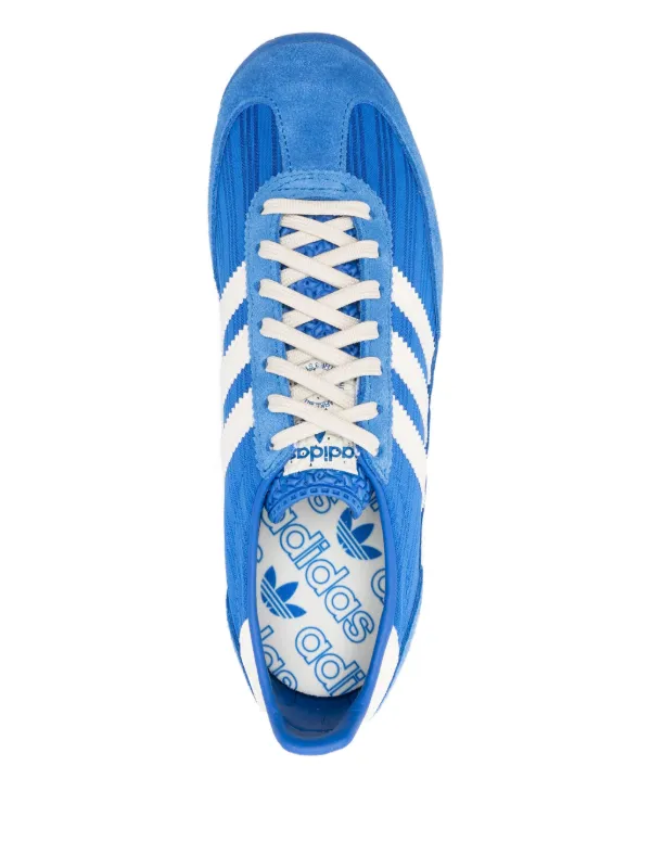 Adidas SL 72 OG three-stripe Panelled Sneakers | Blue | FARFETCH
