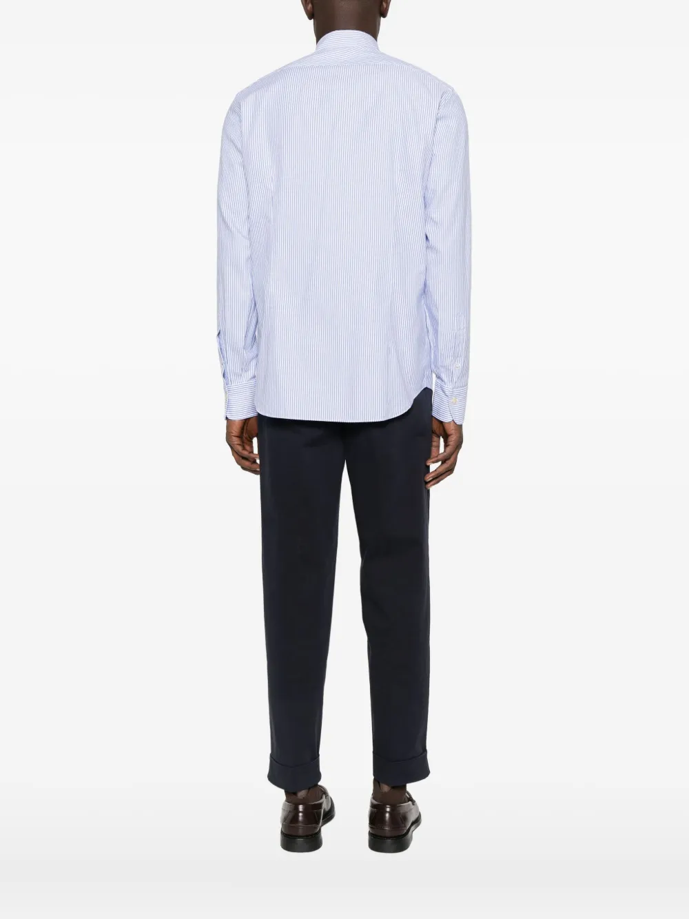 Alessandro Gherardi Striped Shirt In Blue