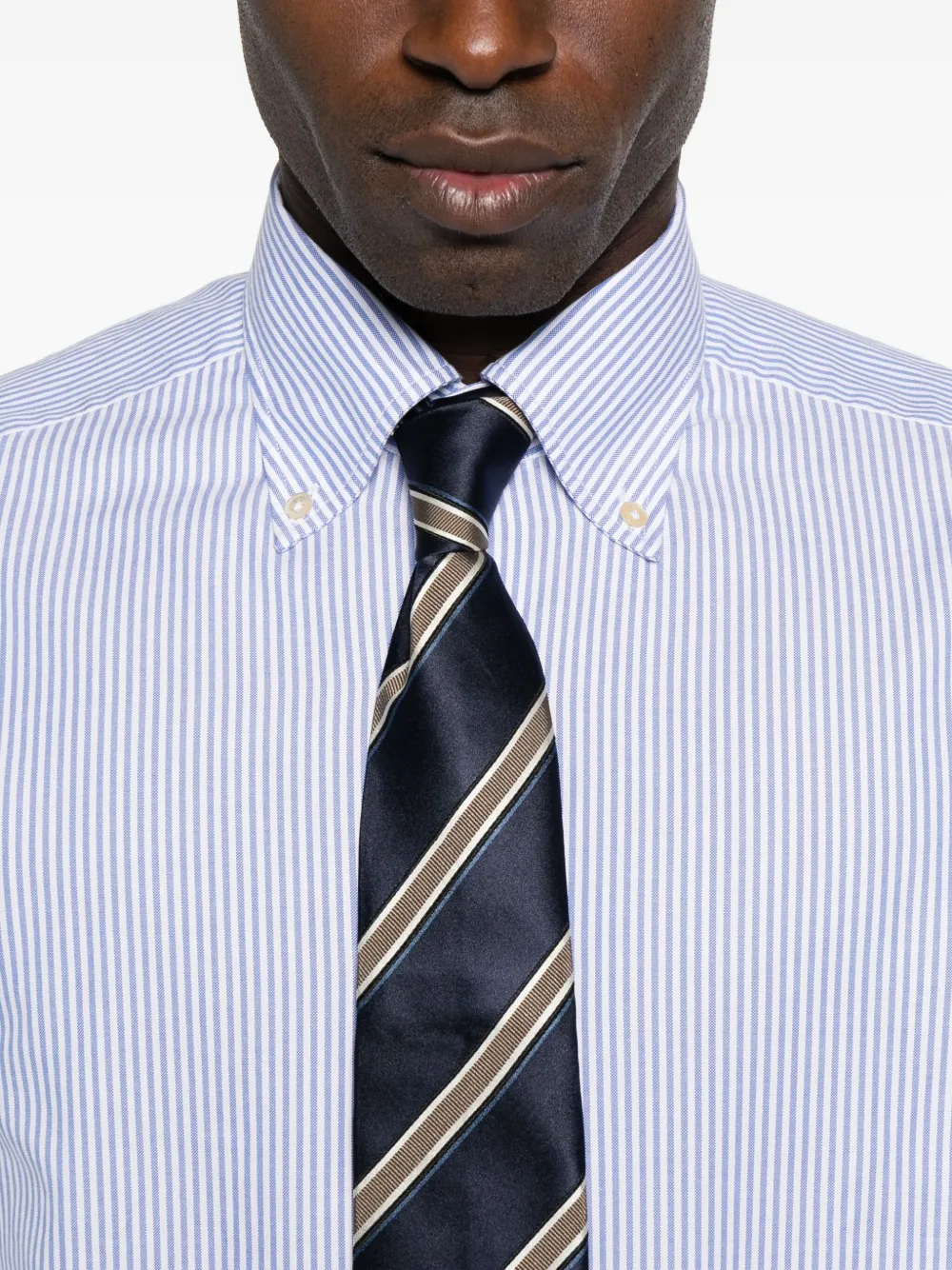 Alessandro Gherardi Striped Shirt In Blue
