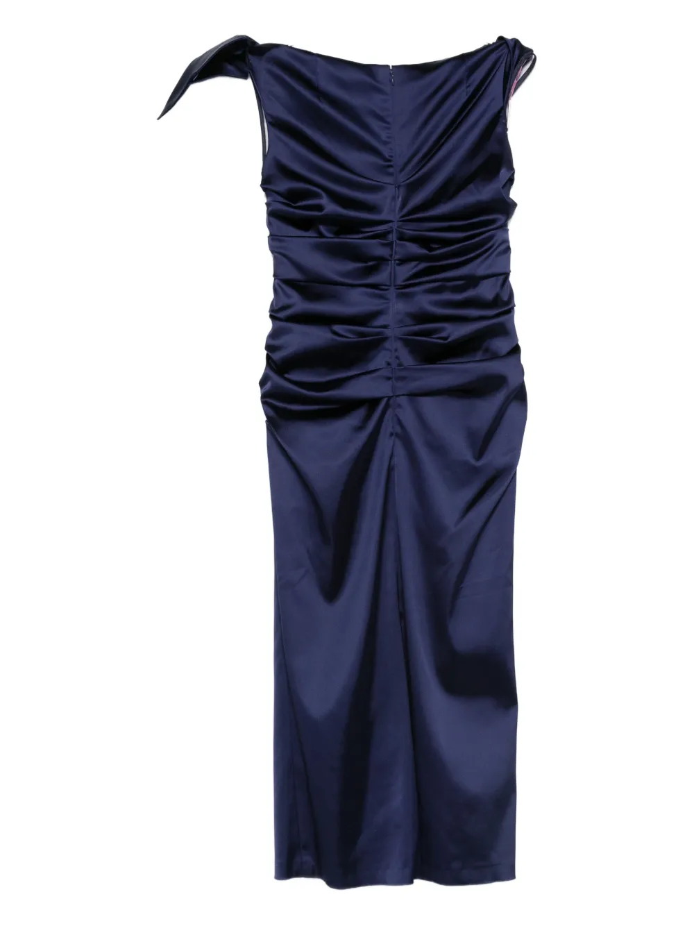 Talbot Runhof Gedrapeerde jurk - Blauw