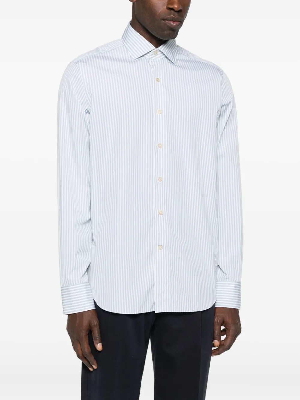  Alessandro Gherardi Striped Shirt - White 