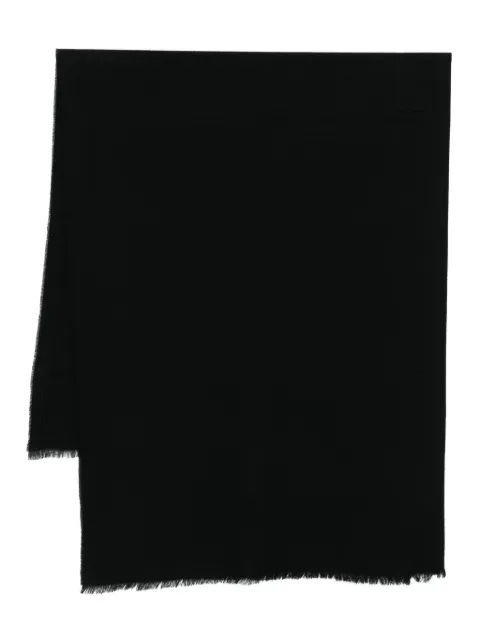 Rick Owens frayed wool scarf