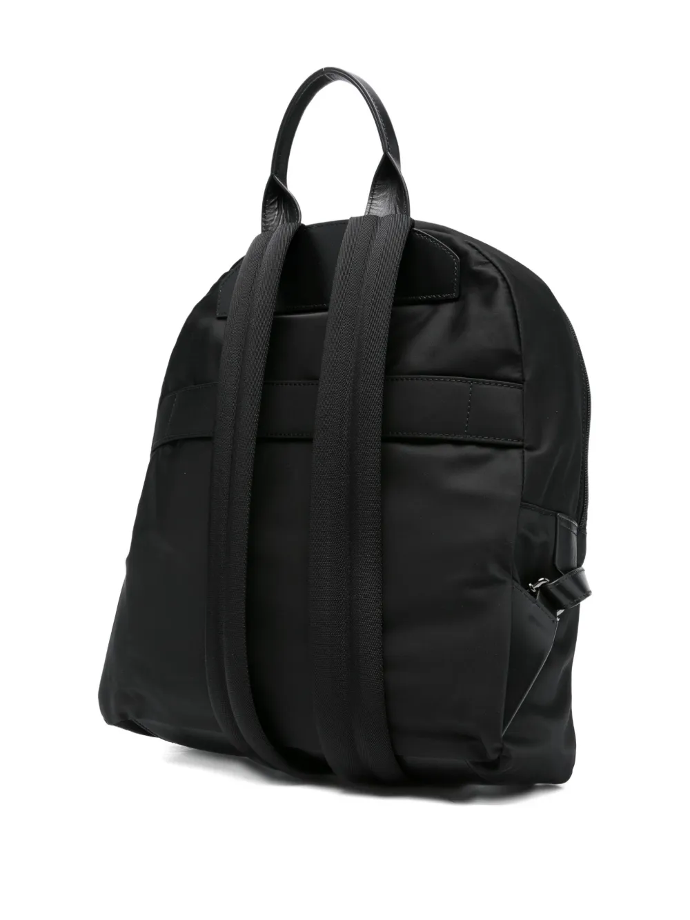 Kiton logo-lettering backpack Zwart