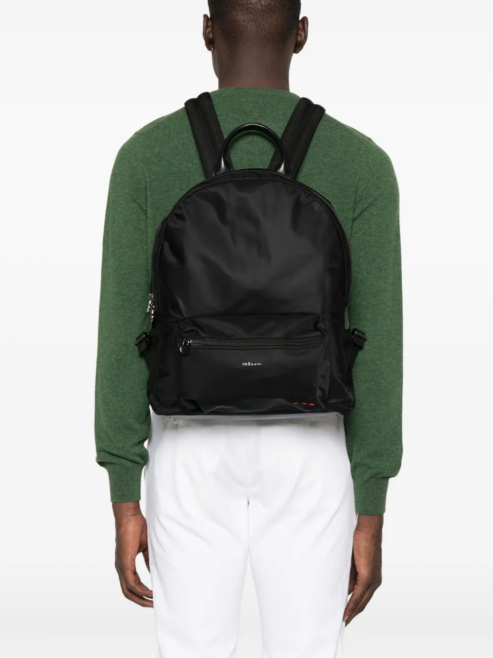 Kiton logo-lettering backpack | Image 2