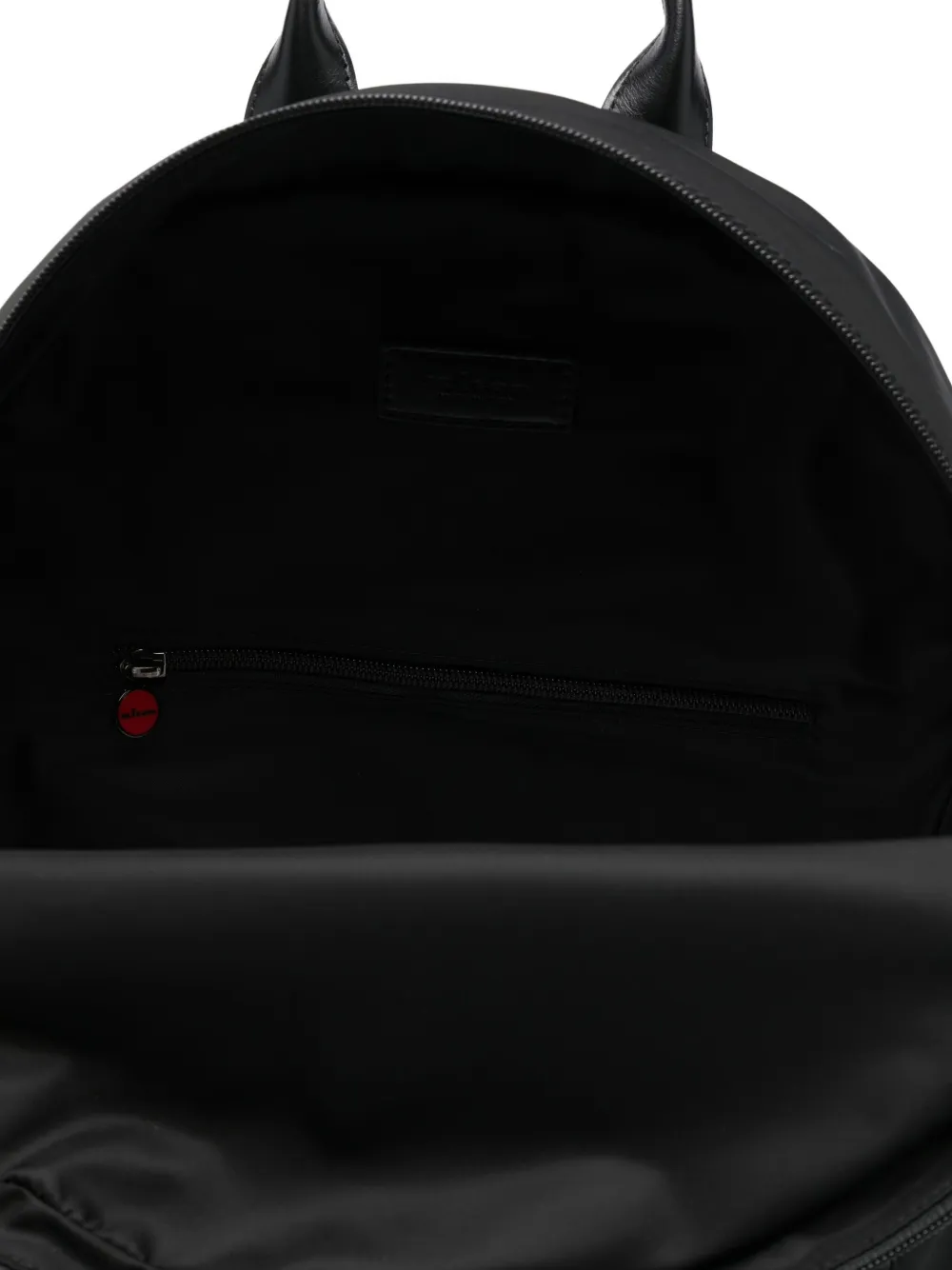Kiton logo-lettering backpack Zwart