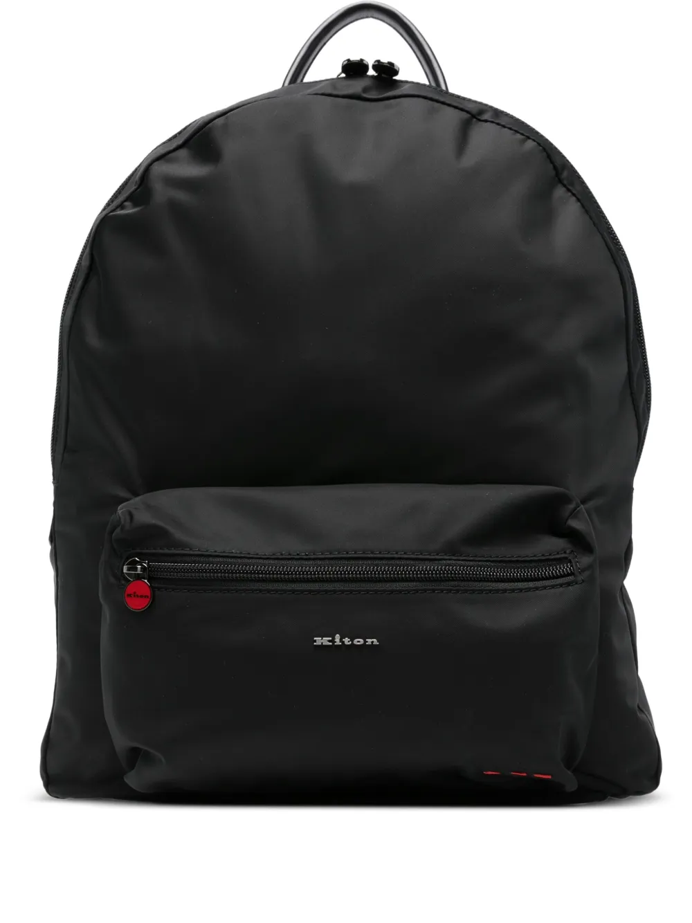 Kiton logo-lettering backpack | Black | Image 1