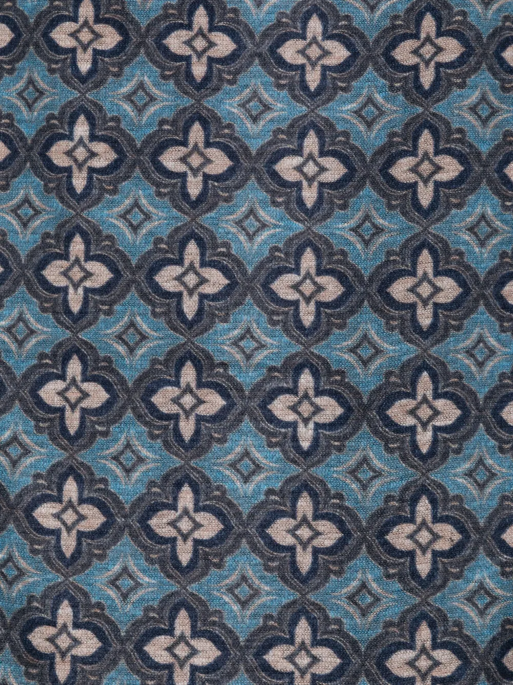Kiton floral-pattern scarf Bruin