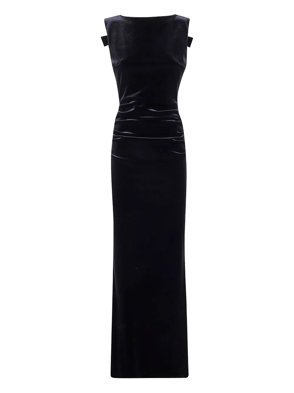 CHIARA BONI La Petite Robe jewel-embellished velvet gown | Black | Image 1