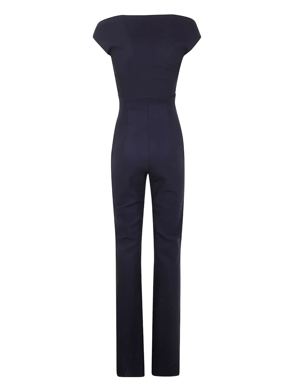 CHIARA BONI La Petite Robe off-shoulder side-pocket jumpsuit - Zwart