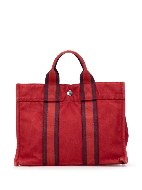 Hermès Pre-Owned bolso shopper Fourre Tout MM de piel y lona 1990-2010