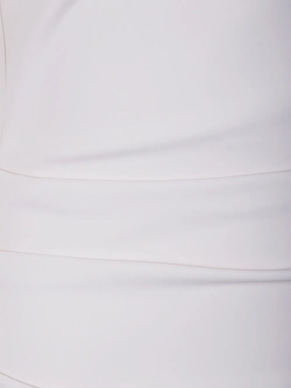 CHIARA BONI La Petite Robe Midi-jurk met lange mouwen Wit