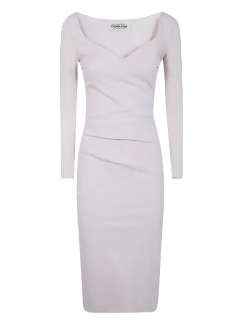 CHIARA BONI La Petite Robe long-sleeve midi dress