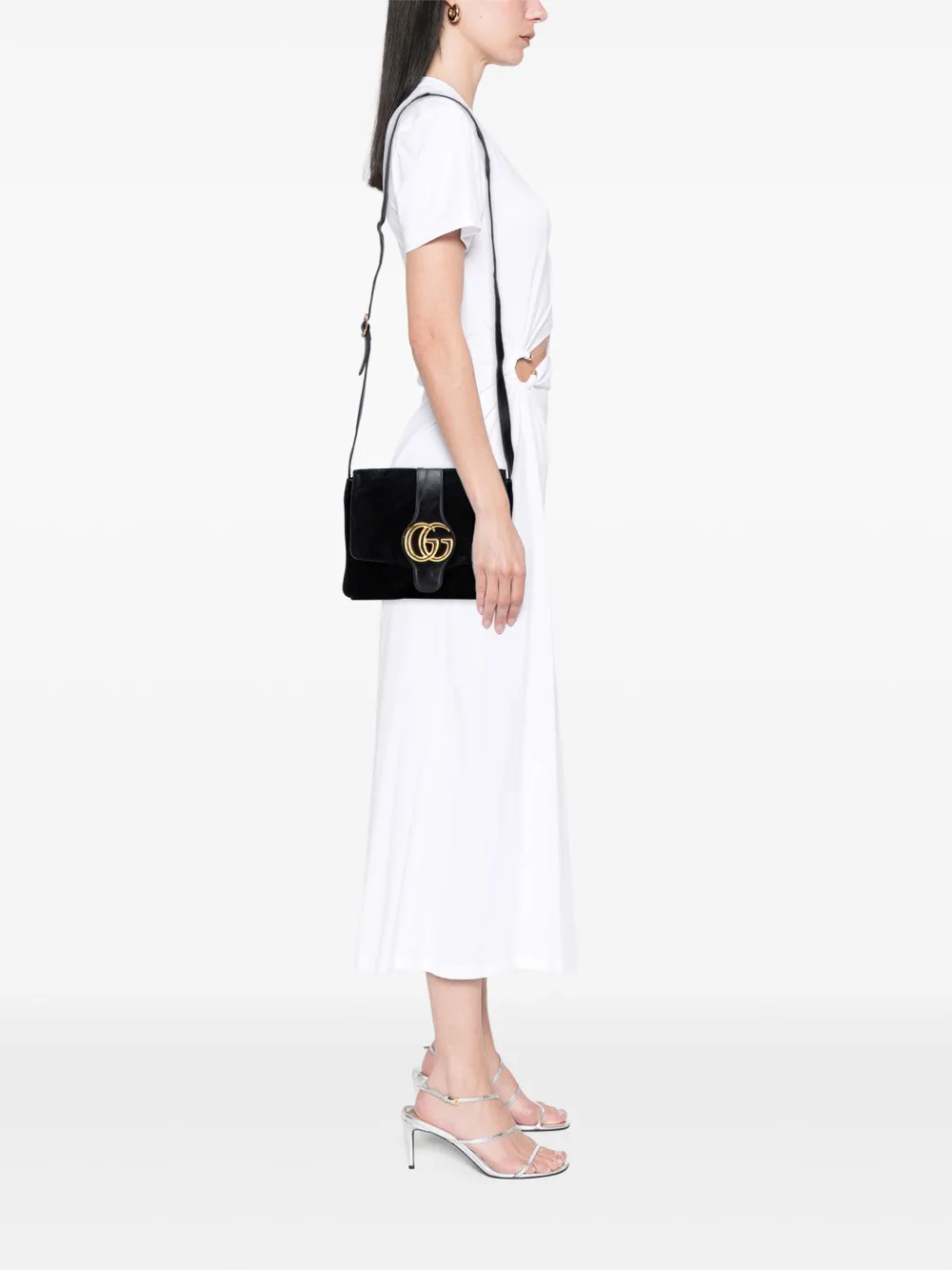 Gucci Pre-Owned 2016-2025 Medium Suede Arli crossbody bag | Pre-Owned | Image 2