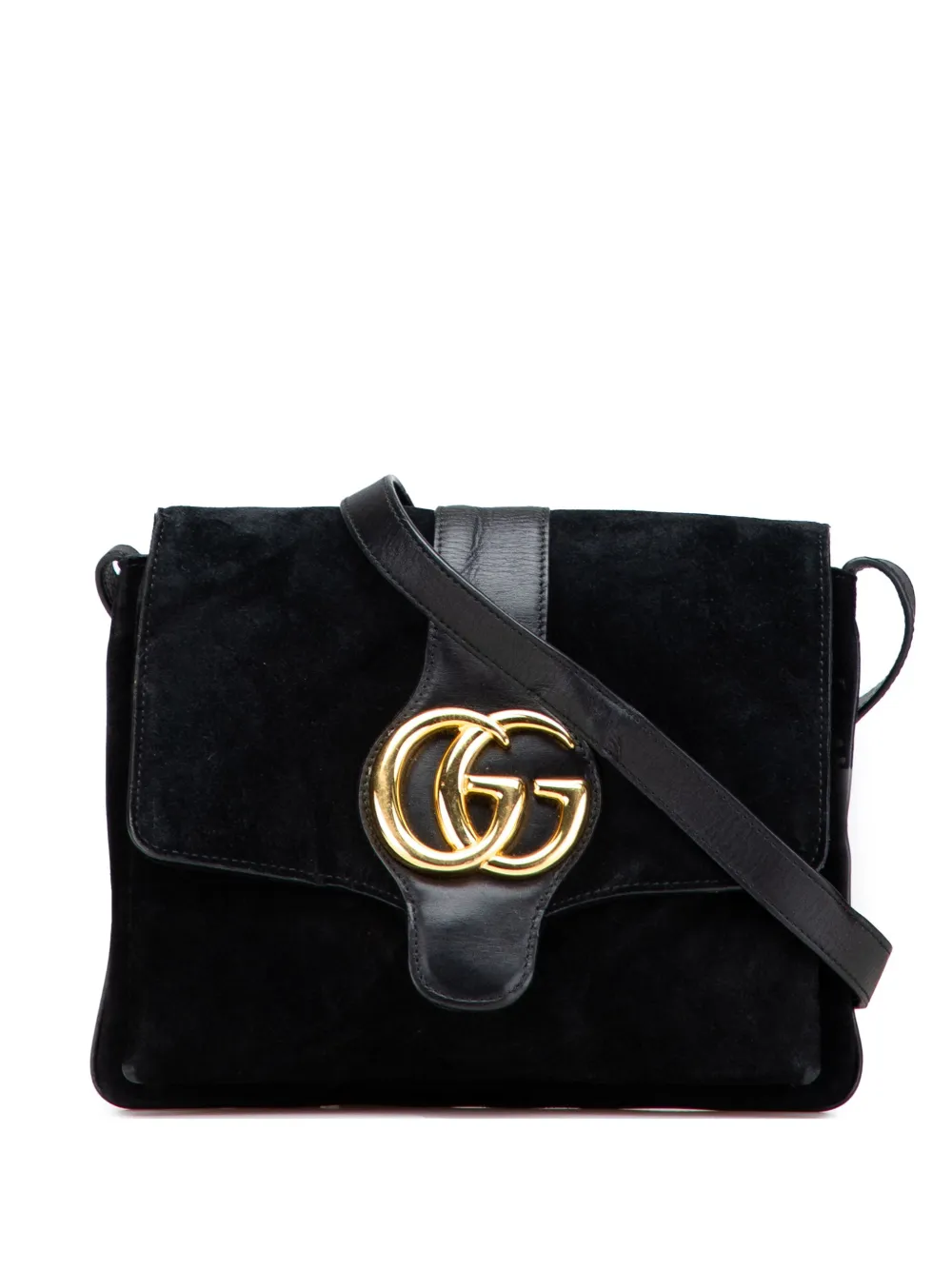 Gucci Pre-Owned 2016-2025 Medium Suede Arli crossbody bag | Black | Image 1