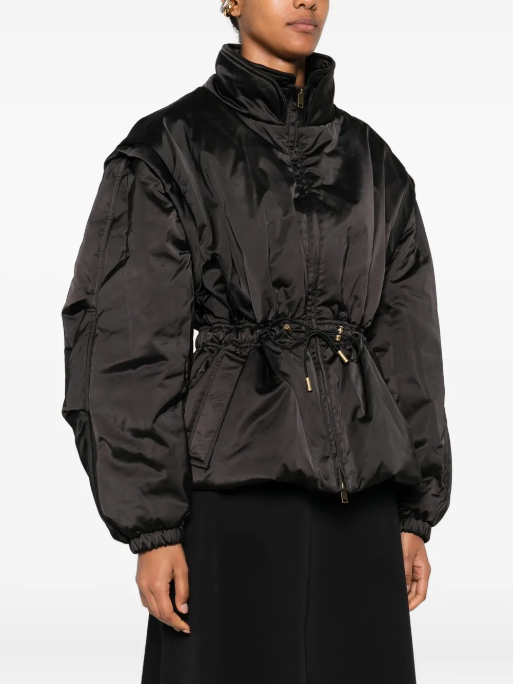 Isabel Marant Étoile Welt-pocket Puffer Jacket In Black