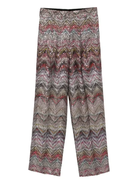 Missoni pantalon droit à sequins