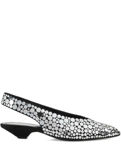 Sergio Rossi 25mm Beak slingback sandals