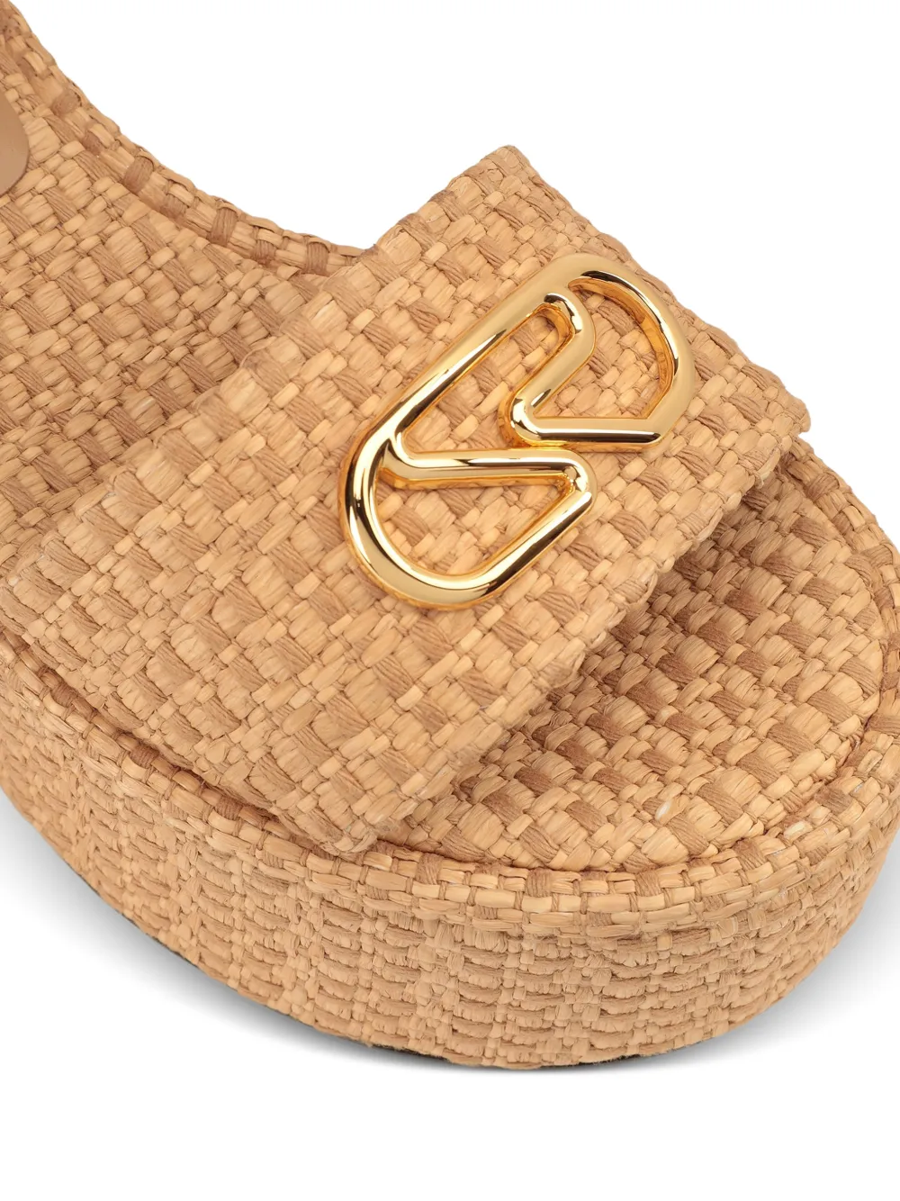 Sergio Rossi Sandalen met logoplakkaat Beige