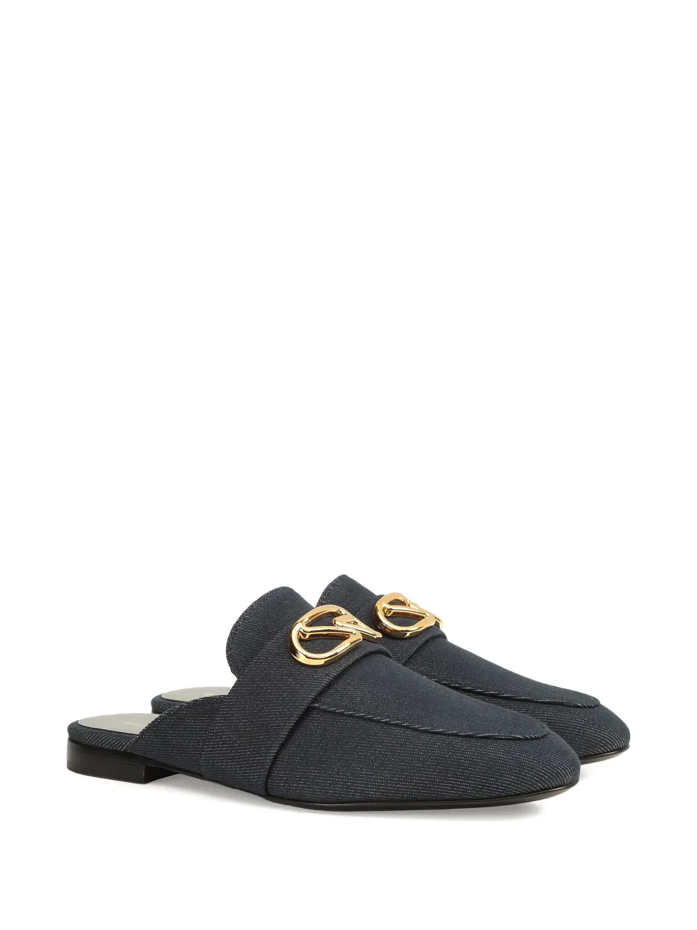 Sergio Rossi logo-plaque mules | Flat Mules | Image 2