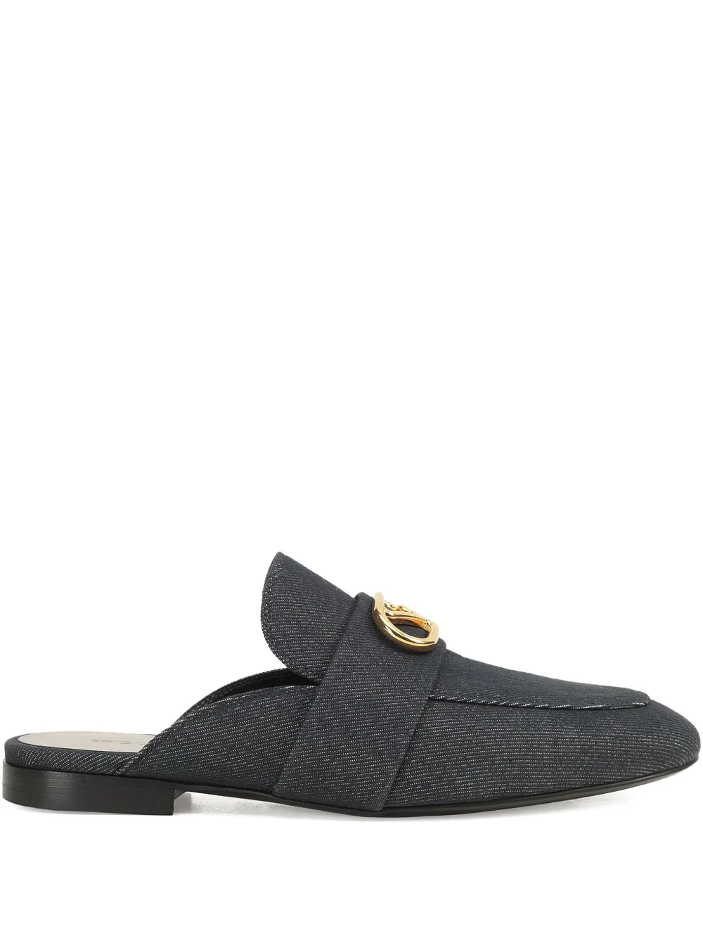 Sergio Rossi logo-plaque mules | Blue | Image 1