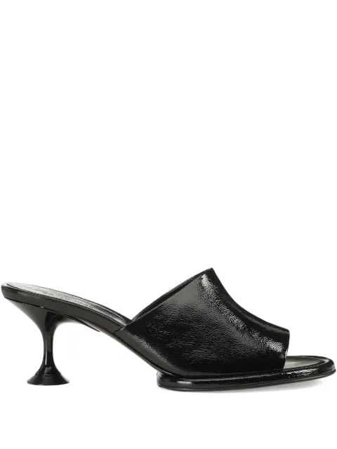 Sergio Rossi 60mm Orb leather mules