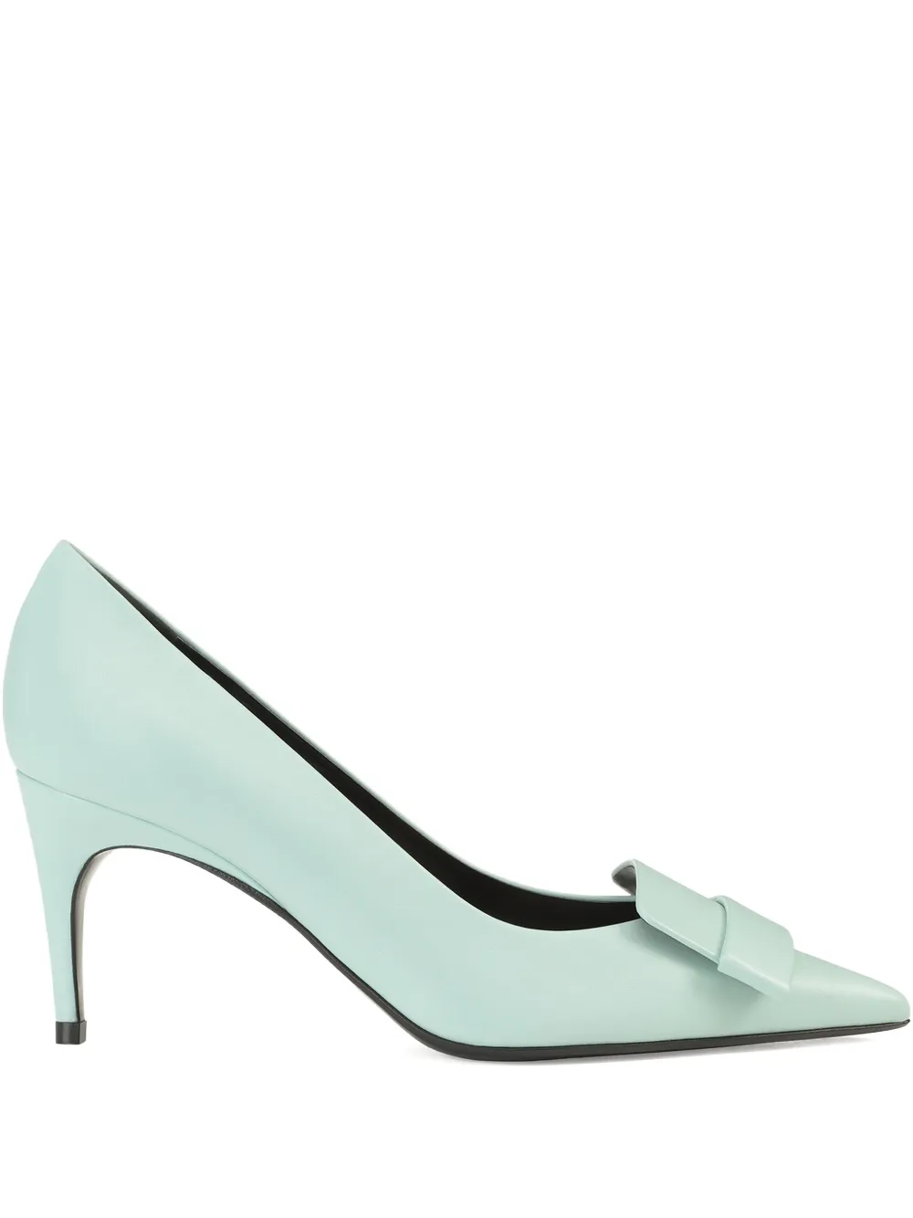 Sergio Rossi Sr1 Pointed-toe Pumps In Blue