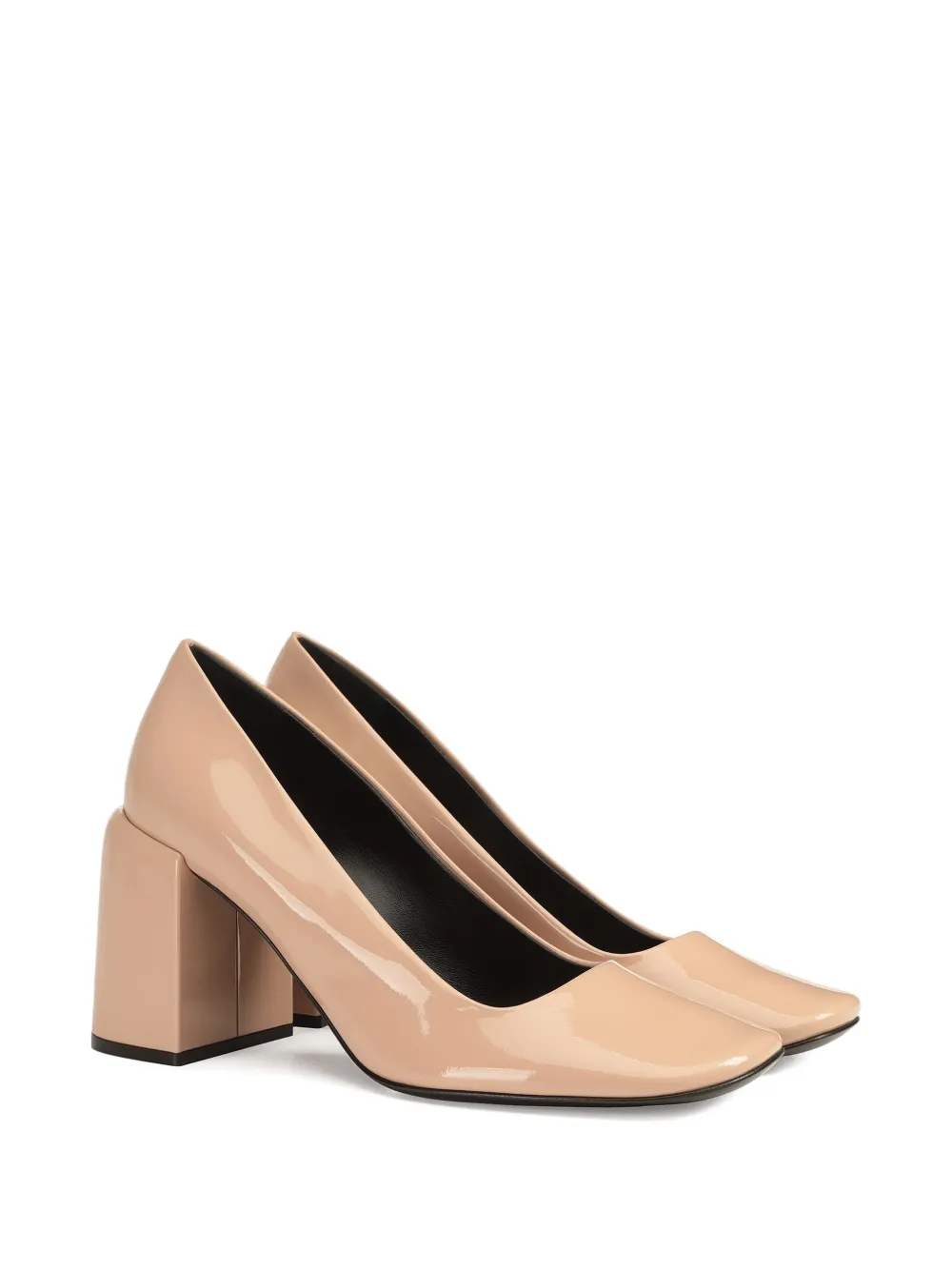 Sergio Rossi Pumps met vierkante neus Beige
