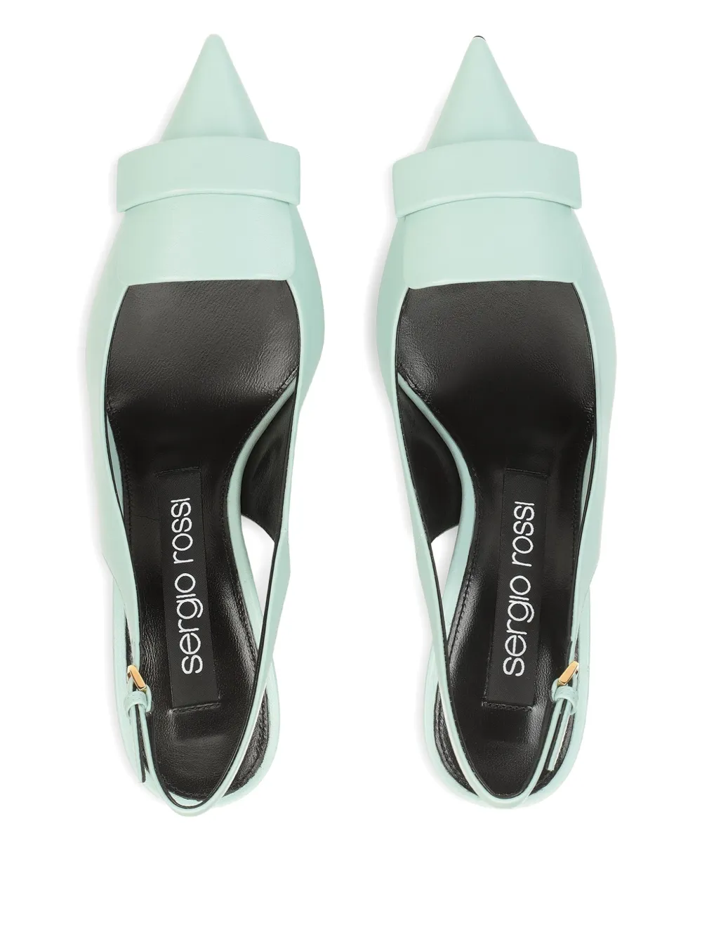 Sergio Rossi 75mm Sling-back Pumps In Blue