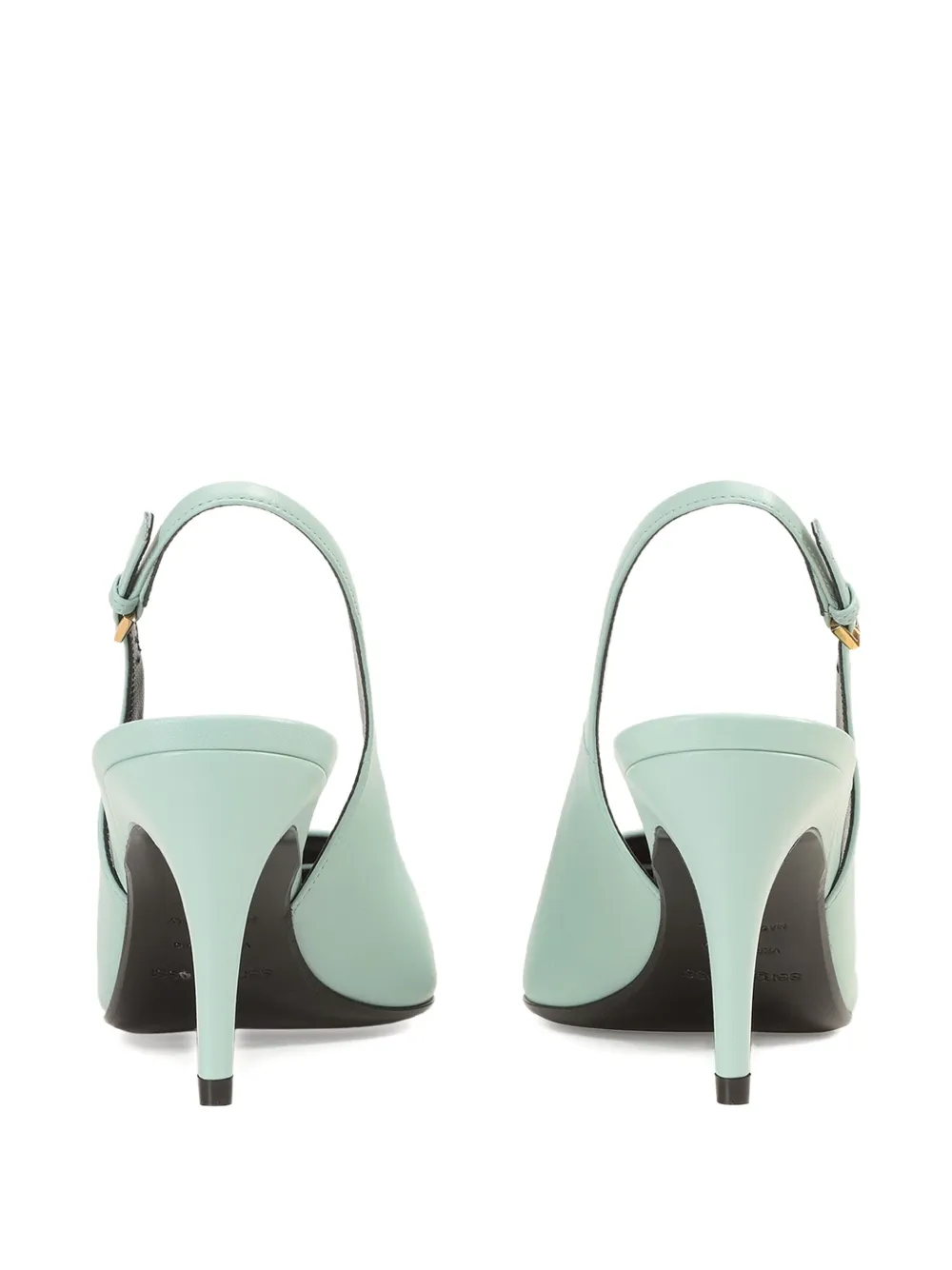 Sergio Rossi 75mm Sling-back Pumps In Blue