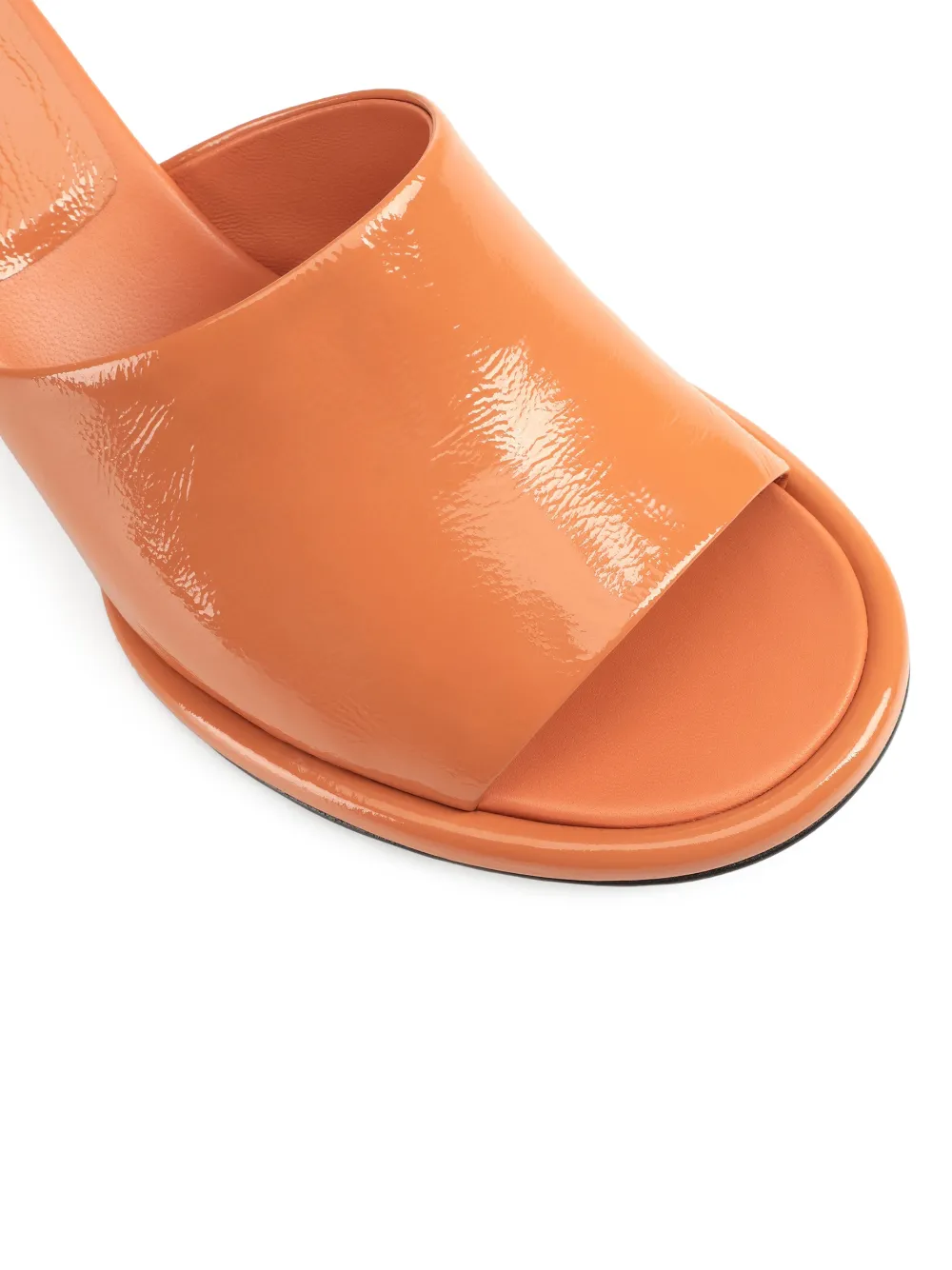 Sergio Rossi Orange muiltjes met hak Oranje