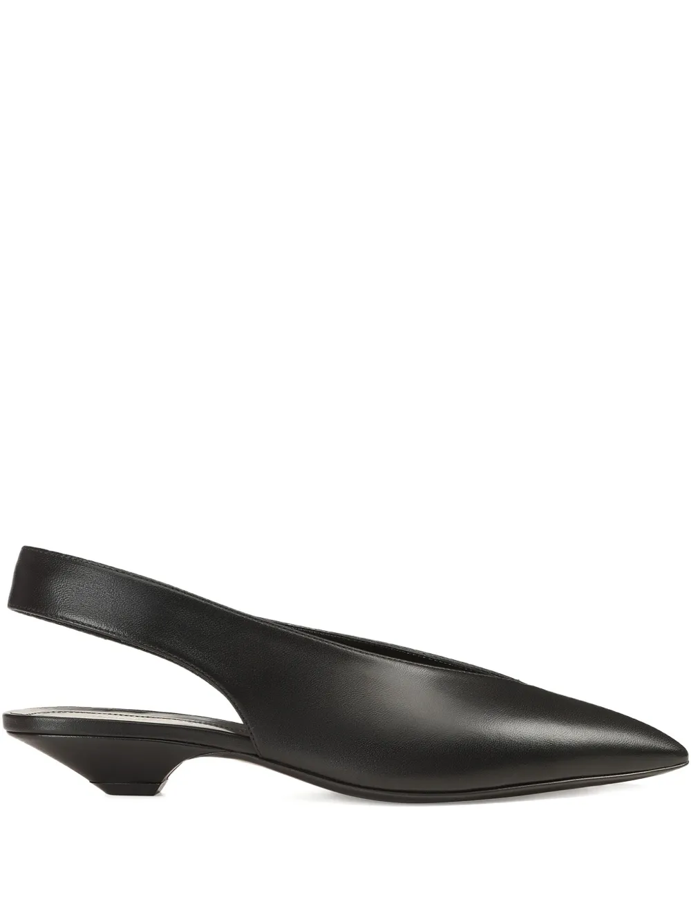 Sergio Rossi 25mm pointed pumps Zwart