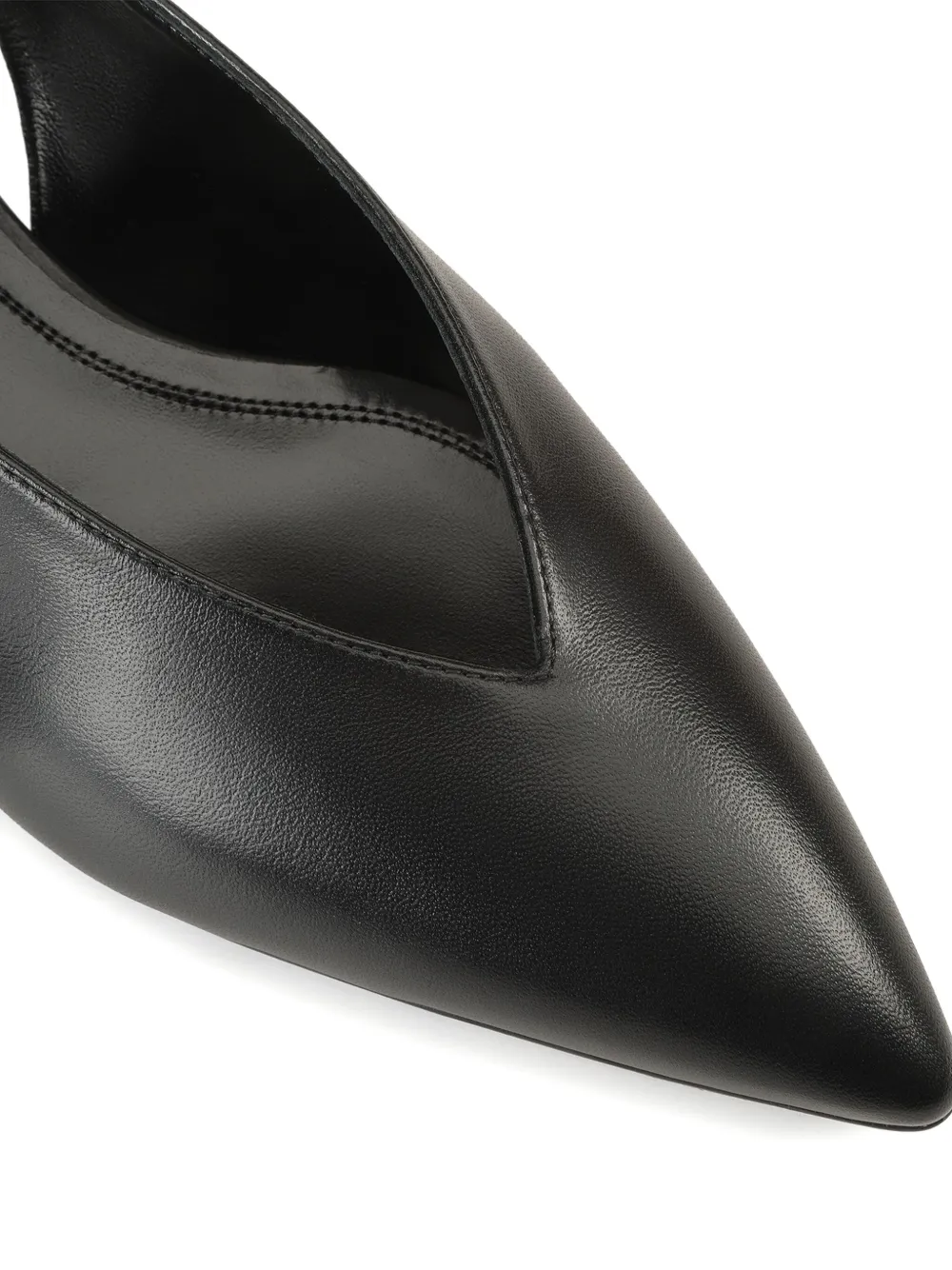 Sergio Rossi 25mm pointed pumps Zwart