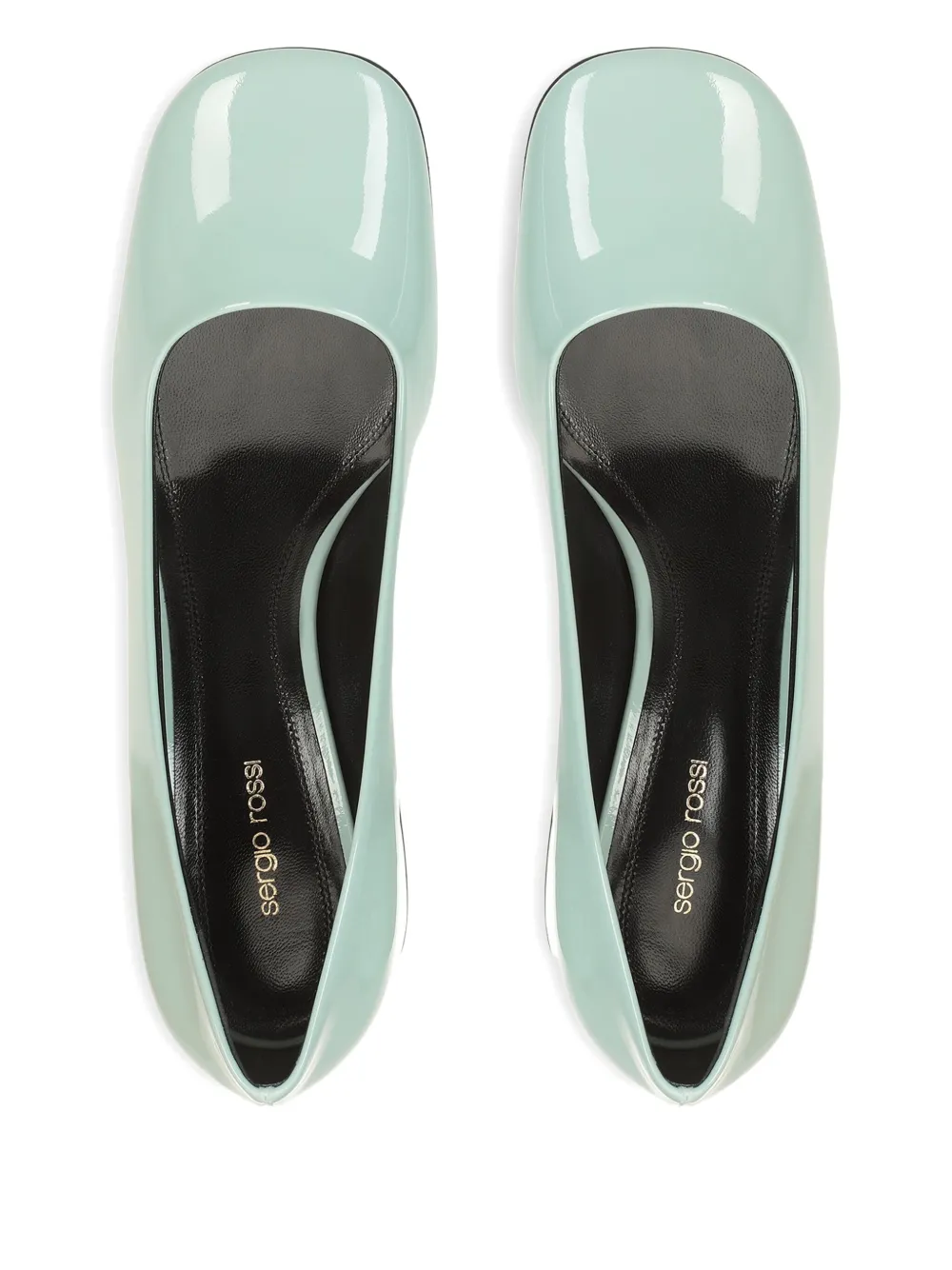 Sergio Rossi 55mm block heel pumps Blauw