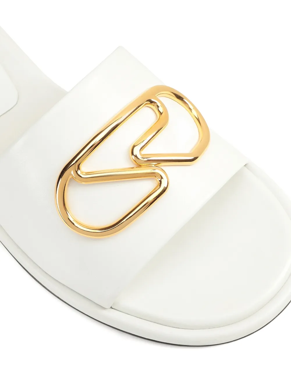 Sergio Rossi Sandalen met logoplakkaat Wit